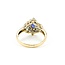 Ring 1.00ctw Round & Baguette Diamonds .80ct Purple Sapphire 14ky sz8.5 124110152