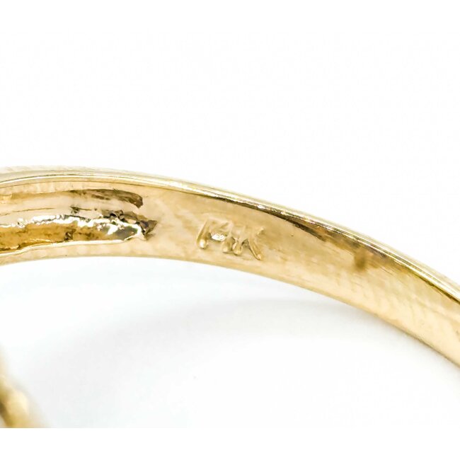 Ring 1.00ctw Round & Baguette Diamonds .80ct Purple Sapphire 14ky sz8.5 124110152