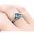 Ring Tacori .65ctw Round Diamonds 1.40ct Zircon Platinum sz6.25 224110178