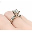 Ring Engagement 2.00ct Princess Cut Diamond .34ctw Diamonds Platinum sz7 224110314