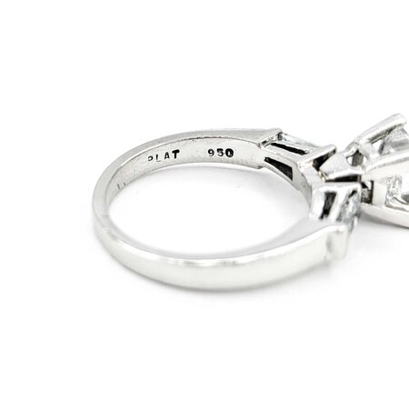 Ring Engagement 2.00ct Princess Cut Diamond .34ctw Diamonds Platinum sz7 224110314