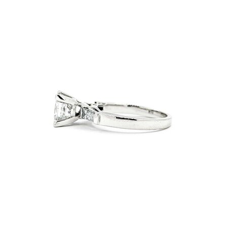 Ring Engagement 2.00ct Princess Cut Diamond .34ctw Diamonds Platinum sz7 224110314