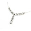 Necklace Diamond Fashion .62ctw Round Diamonds Illusion Chain 10kw 17" 0.8mm 124112009