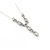 Necklace Diamond Fashion .62ctw Round Diamonds Illusion Chain 10kw 17" 0.8mm 124112009