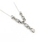 Necklace Diamond Fashion .62ctw Round Diamonds Illusion Chain 10kw 17" 0.8mm 124112009