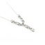 Necklace Diamond Fashion .62ctw Round Diamonds Illusion Chain 10kw 17" 0.8mm 124112009