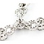 Necklace Diamond Fashion .62ctw Round Diamonds Illusion Chain 10kw 17" 0.8mm 124112009