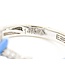 Effy Ring .14ctw Round Diamonds Dolphin Blue Enamel 14kw sz7 124110002