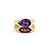 Ring .10ctw Round Diamonds 2.69ct Amethyst 2.03ct Garnet 18ky sz8.5 224110198