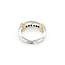 Ring .50ctw Princess Diamonds Channel 18ky/Platinum sz6.5 224110008