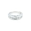 Ring 10 Stone Channel Set 1.00ctw Princess Cut Diamonds 14kw sz6.5 224110452