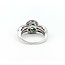 Ring LeVian .75ctw Round White & Chocolate Diamonds .55ct Emerald 14kw sz6.25 10mm 124060218