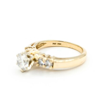 Ring Engagement .73ct Round Diamond .32ctw Diamonds 14ky sz6.25 124110300