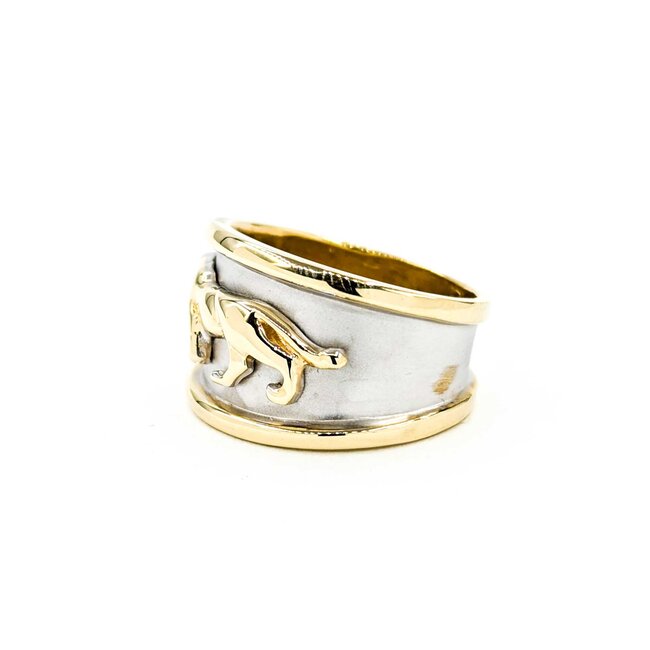 Ring LeVian Panther .01ct Round Diamond 14ktt 224110016