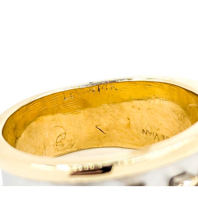 Ring LeVian Panther .01ct Round Diamond 14ktt 224110016