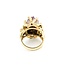 Ring Coral Motif 25ct Crystal Amethyst 14ky sz8.5 224110207