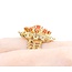 Ring Antique Style 2.5/6x4 Cabochon Coral 14ky sz8 224110206