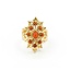 Ring Antique Style 2.5/6x4 Cabochon Coral 14ky sz8 224110206