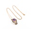 Pendant .50ctw Round White & Champagne Color Diamonds 1.10ct Amethyst Amethyst .75x.4" 14kr 18" 124111254