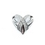 Pendant Heart Slide 1.00ctw Round Diamonds 31x28mm 14kw " 224111005