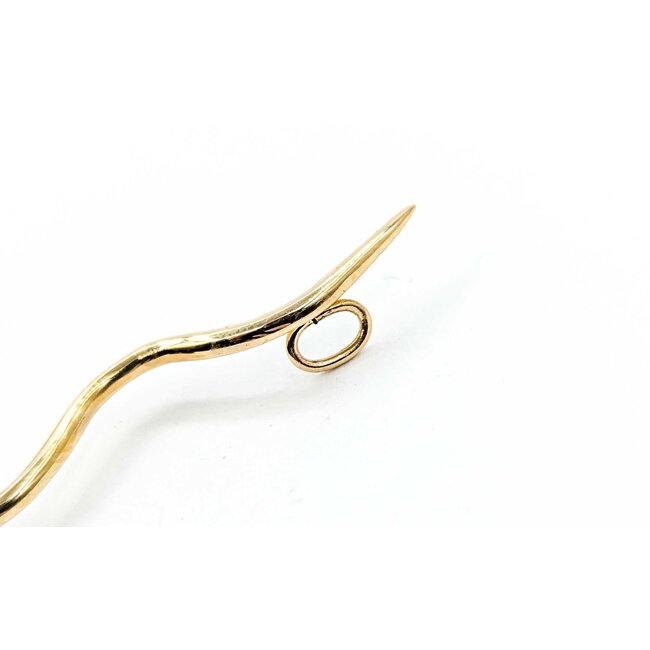 Pendant Squiggley .02ctw Round Diamonds 14ky 224111007