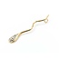 Pendant Squiggley .02ctw Round Diamonds 14ky 224111007