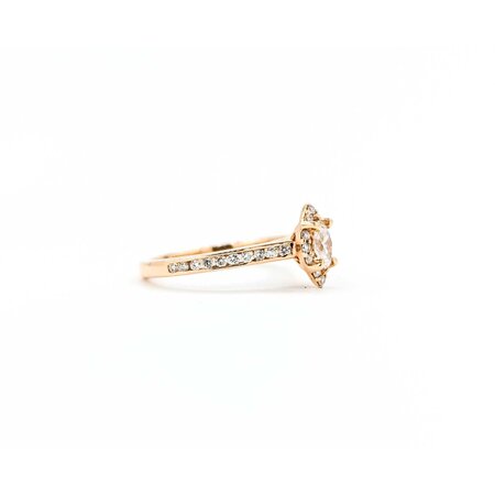 Ring .25ctw Marquise Diamonds Halo .50ctw Diamonds 14kr sz7 124110005