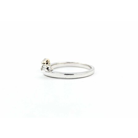 Ring Wrap .20ctw Round/Baguette Diamonds Platinum sz5 224110453
