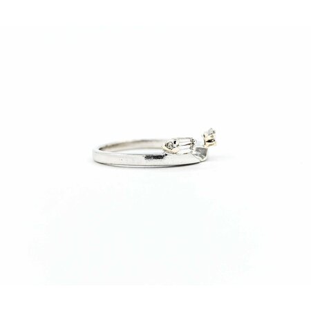 Ring Wrap .20ctw Round/Baguette Diamonds Platinum sz5 224110453