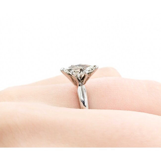 Ring Engagement Solitaire 1.0ct Marquise Diamond Platinum sz5 224110316