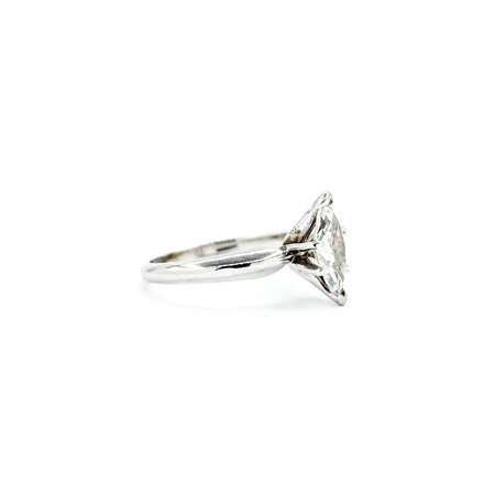 Ring Engagement Solitaire 1.0ct Marquise Diamond Platinum sz5 224110316