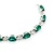 Bracelet .72ctw Round Diamonds 7ctw Emeralds 18kw 7" 4mm 224123251