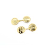  Cufflinks Ribbed 18ky 224126604