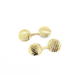 Cufflinks Ribbed 18ky 224126604