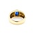 Ring .42ctw Round Diamonds 3.21ct Sapphire 18ky sz12.5 224120179