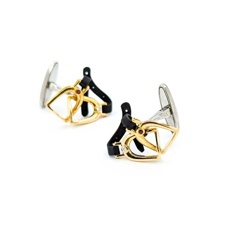 Cufflinks  Horse Stirrups 18ktt 224126602