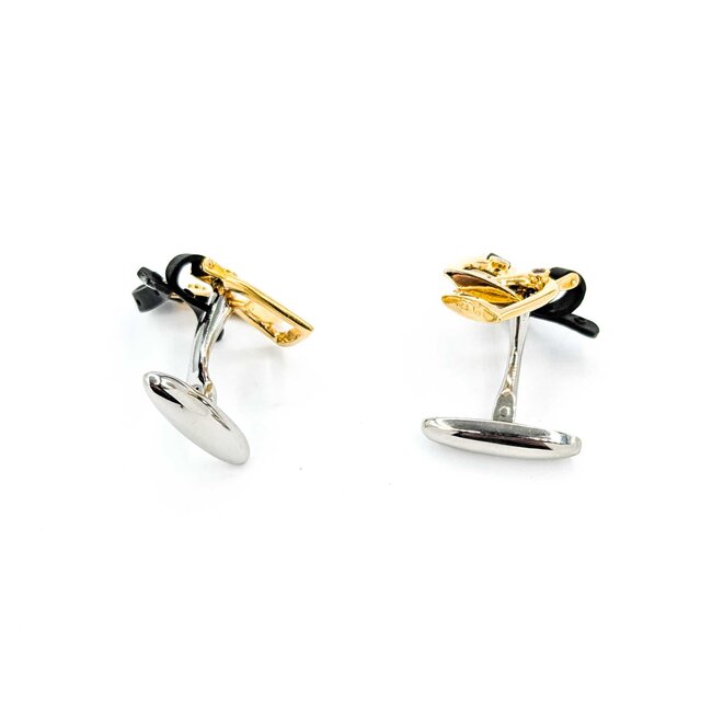 Cufflinks  Horse Stirrups 18ktt 224126602