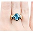 Ring Bezel Set 5.36ct Topaz 14ky 224120185