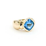  Ring Bezel Set 5.36ct Topaz 14ky 224120185