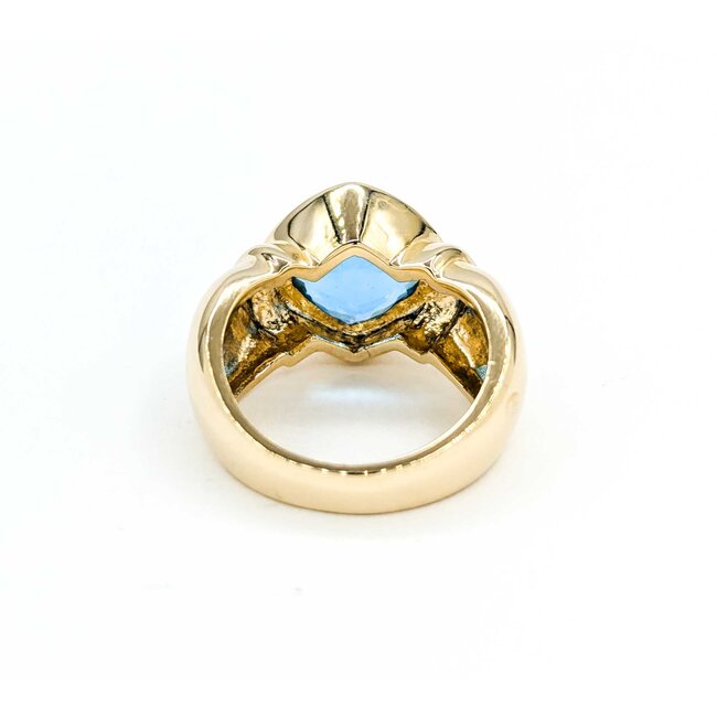 Ring Bezel Set 5.36ct Topaz 14ky 224120185