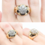 Ring 7 Stone .70ctw Round Diamonds 14ky sz10 224120004