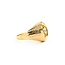 Ring Solitaire .60ct Round Diamond Textured 14ky sz11 224120005