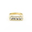 Ring 5 Stone 1.0ctw Round Diamonds Channel Set 18ky sz10.5 224120003