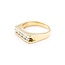 Ring 5 Stone 1.0ctw Round Diamonds Channel Set 18ky sz10.5 224120003