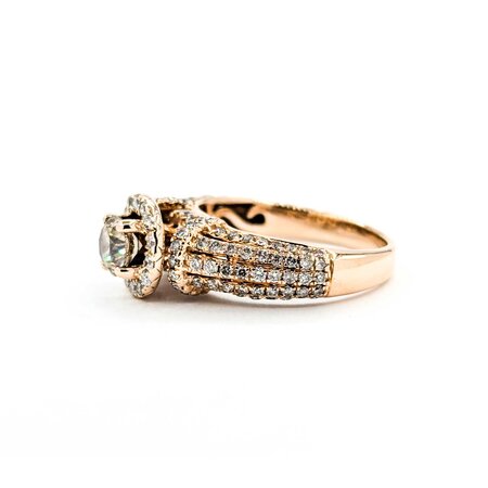 Ring Engagement 1.60ctw Round Diamonds 14kr sz8 124060305