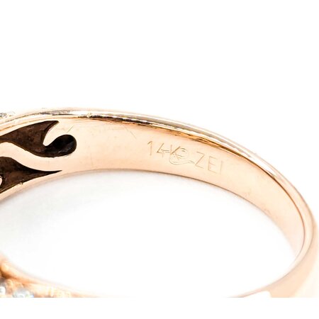 Ring Engagement 1.60ctw Round Diamonds 14kr sz8 124060305