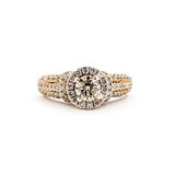  Ring Engagement 1.60ctw Round Diamonds 14kr sz8 124060305