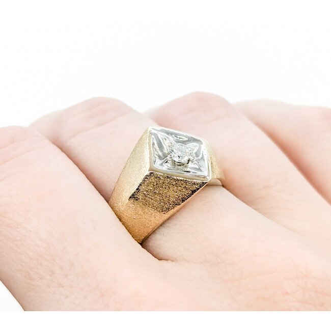 Ring .25ct Round Diamond 14ky sz10.5 224120001