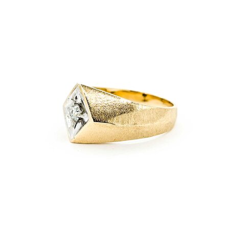 Ring .25ct Round Diamond 14ky sz10.5 224120001