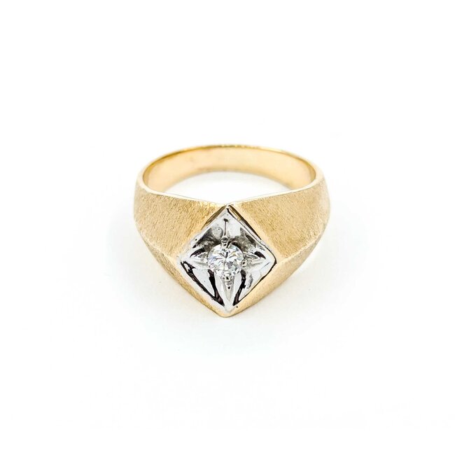 Ring .25ct Round Diamond 14ky sz10.5 224120001